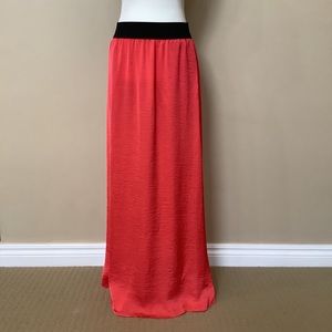 Bar III Salmon Maxi Skirt